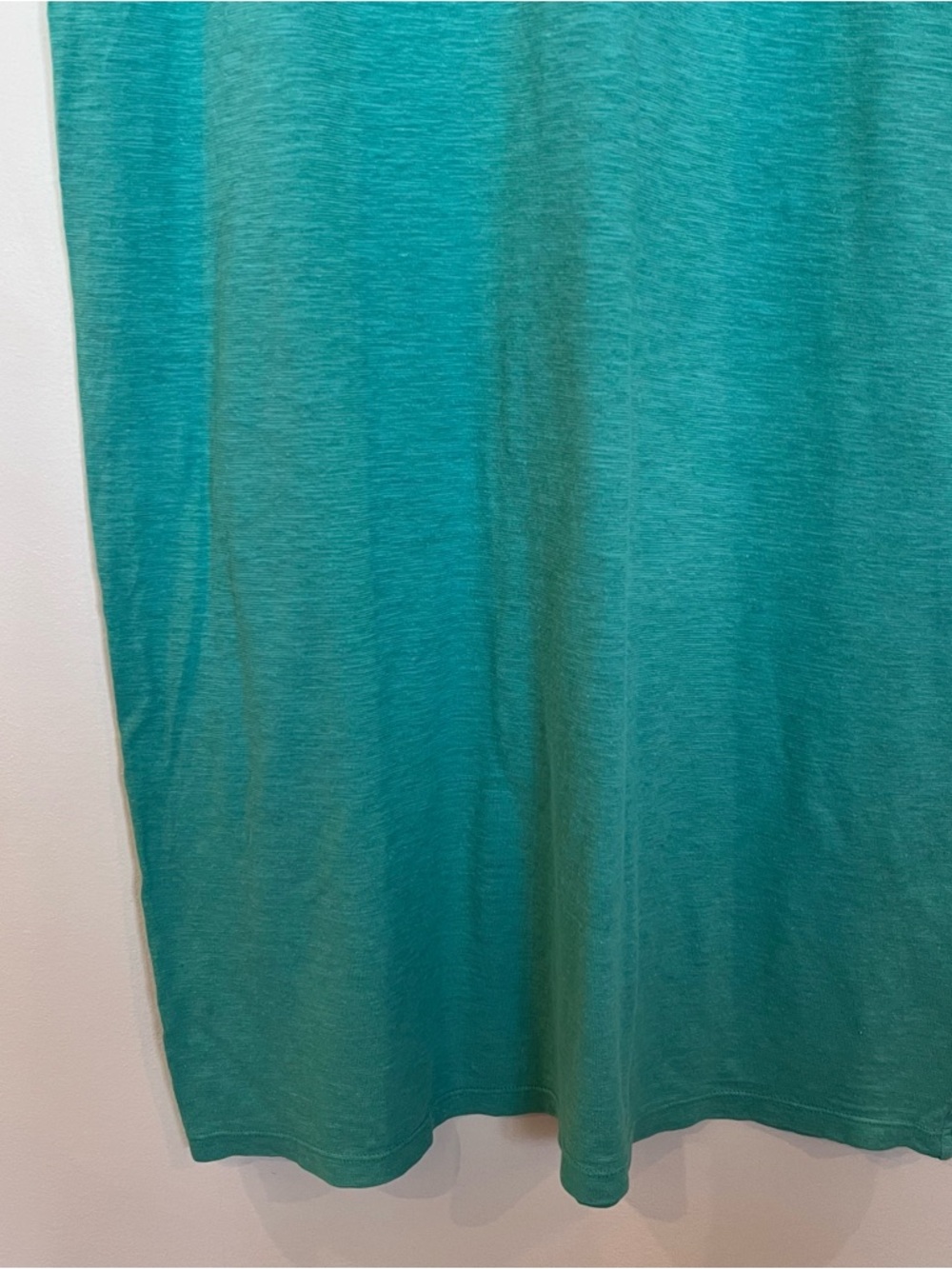 Eileen Fisher Hemp Organic Cotton Dress Women Small Green Shift Lightweight - Picture 3 of 6